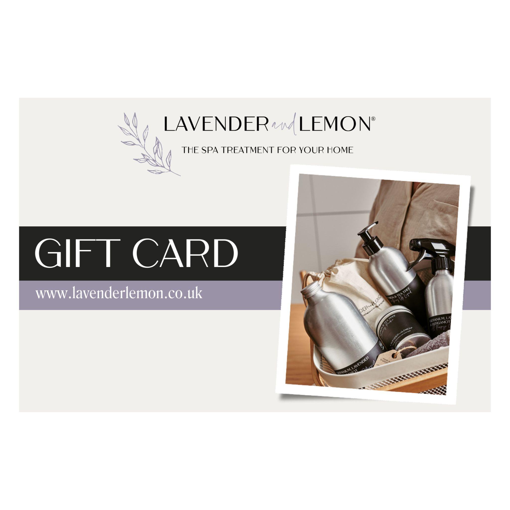Gift Cards - Lavender & Lemon