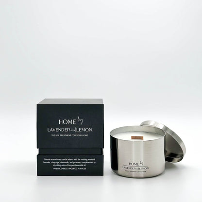 Luxury natural aromatherapy candle with essential oils