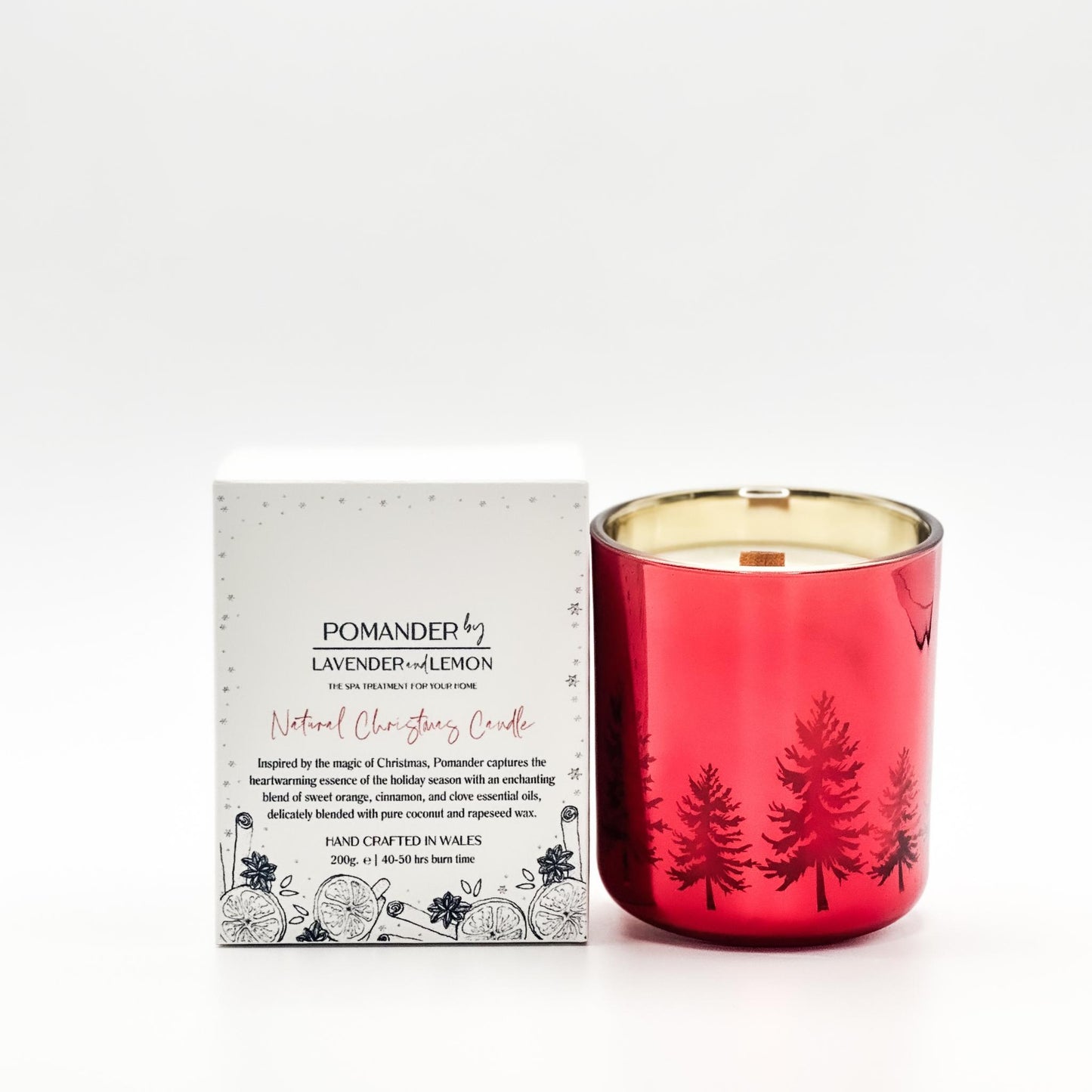 Pomander Christmas Trees Candle