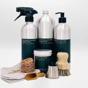 Organic Cleaning Essentials Gift Set - Lavender & Lemon