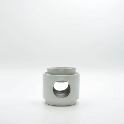 Modern, minimalist ceramic tea light burner