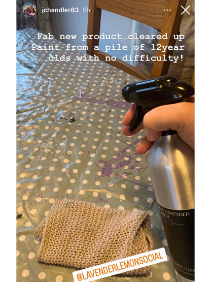 Lavender & Lemon All Purpose Cleaner – refillable non-toxic all-purpose cleaner spray